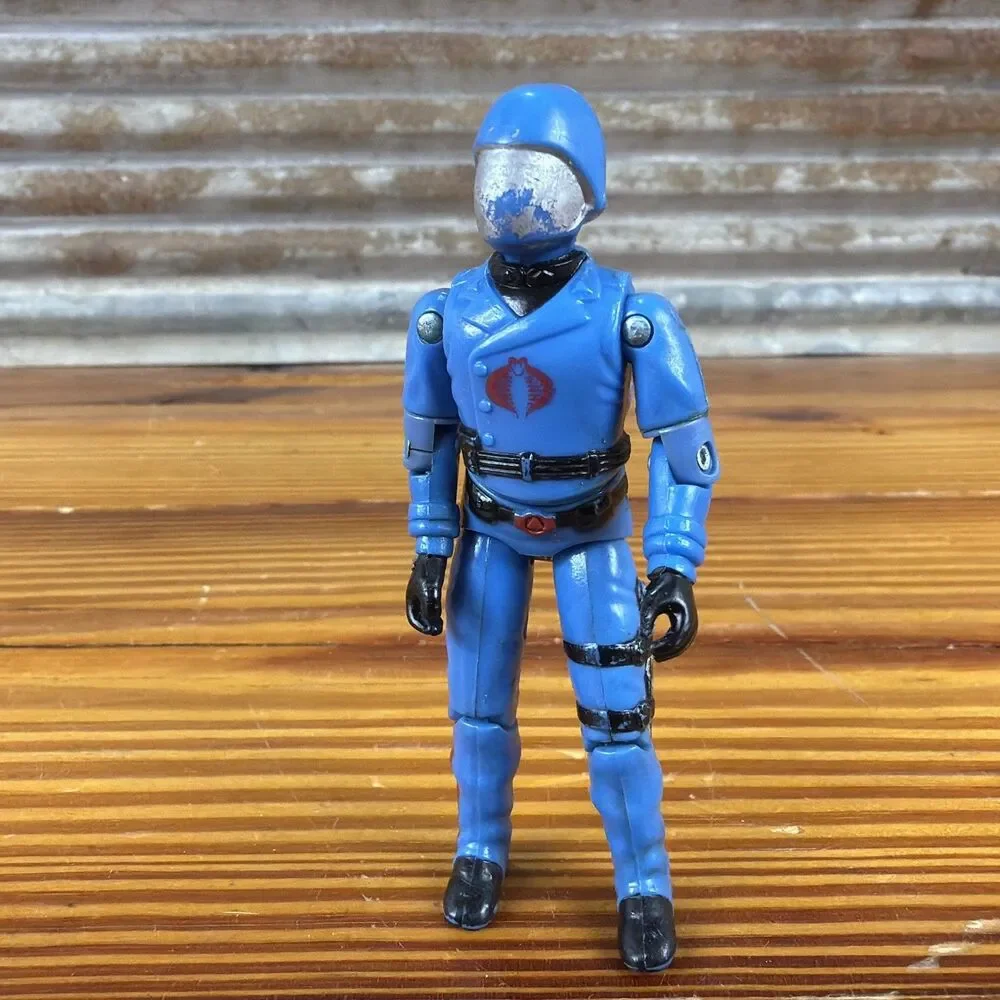 Vintage GI JOE 1982 - 83 COBRA COMMANDER ~ TIGHT SWIVEL JOINTS Broken Crotch